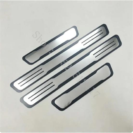 Stainless Sticker Door Sill Scuff Plate Guards Threshold Pedal Trim For CAPTUR 2016 2017 2018-2025 Car Accessories