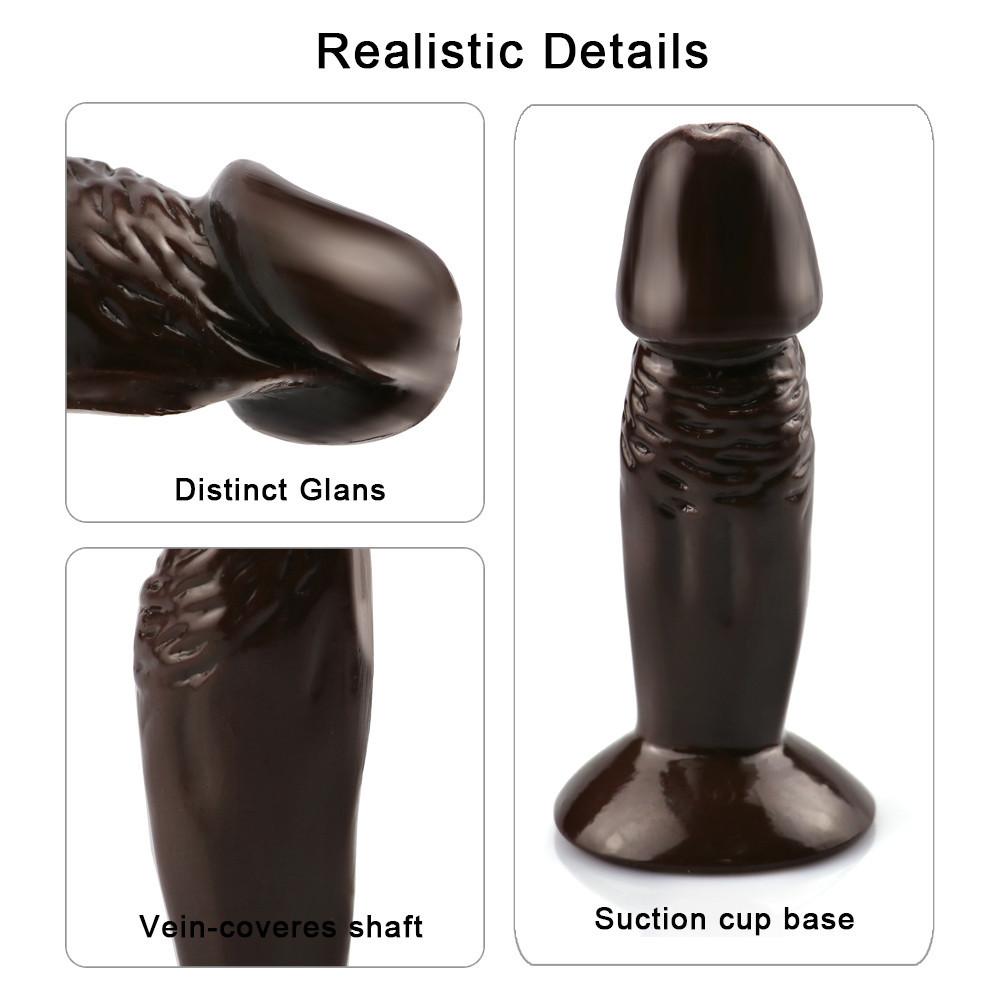 Soft Dildo Realistic Fake Small Dick Penis Suction Cup Dildo Realistic Sex Toys For Lesbian Women Female Masturbator