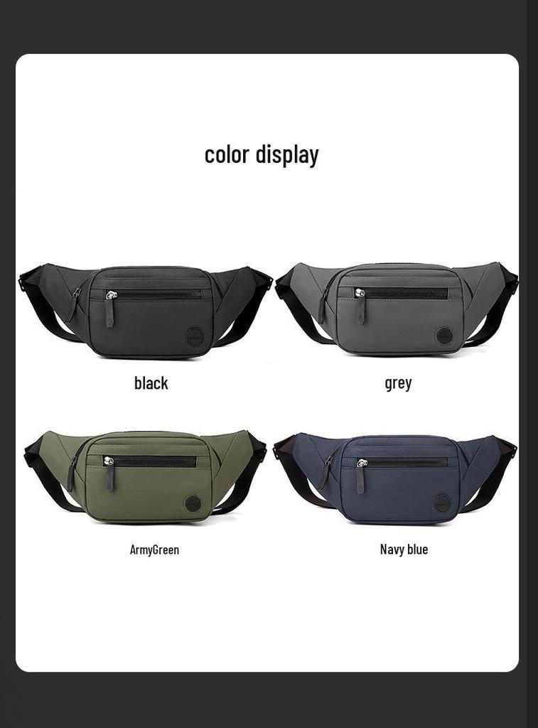 Men's Multi-Purpose Outdoor Waist Bag – Casual Travel Crossbody Sling Bag