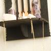 Gotische Stile Schwarzes Holz Wandmontiertes Regal Thron Design Dekorative Aufbewahrung Ablage Schwebende Organizer Für Heimdekorationen