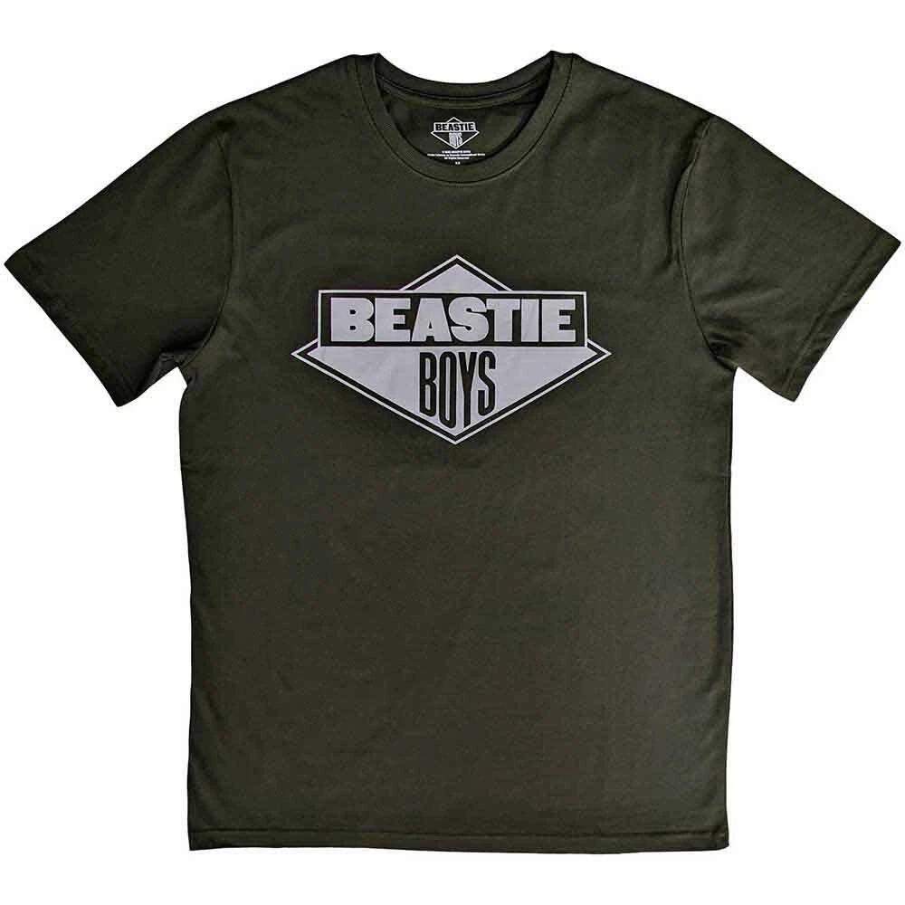 The Beastie Boys Black & White Logo T-Shirt Green New L