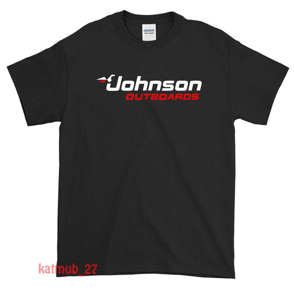 New Johnson Outboards Logo Unisex T shirt Funny Size S to XXL S