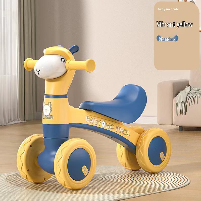 

Четырехколесный детский самокат-балансир «Альпака» для детей 1-3 лет