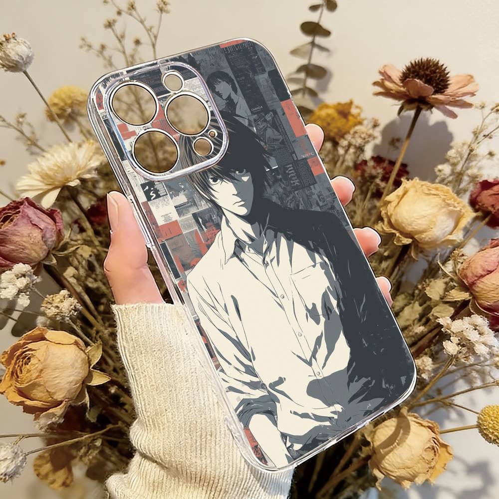 

Death Note Light Yagami Phone Case Transparent Silicone Soft For iPhone 17 16 15 14 13 12 11 Mini Pro Max Plus iPhone14ProMax