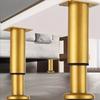 Adjustable Stainless Steel Furniture Legs Polished Metal Replacement Feet for Sofa TV Cabinet Table Bed Furniture Legs for Table