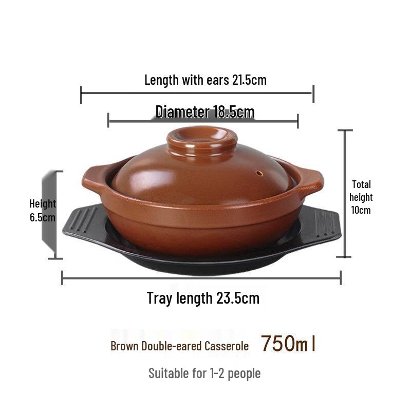 Durable High-Temperature Clay Pot