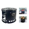 Outdoor Stove Multifunctional Windproof Wood Stove Folding Stove for Barbecue Picnic