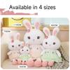 Peluche Lapin Mignon Animal en Peluche Lapin Doux Poupée Lapin Kawaii Oreiller de Sommeil Cadeau d'Anniversaire pour Enfants Filles Lapin Doux et Câlin pour Vous