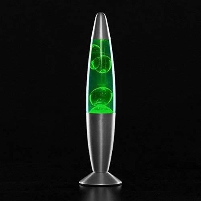 Lampe lave - A126 - Fusée - Vert - 25 W