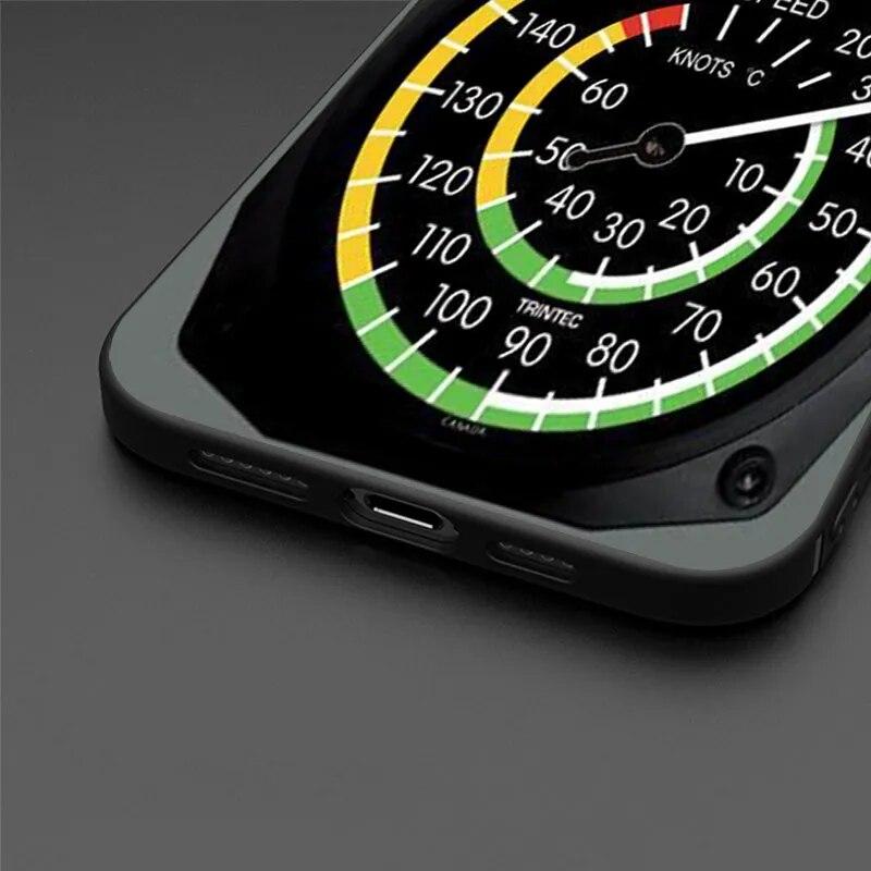 Case For Apple iPhone 11 13 12 14 Pro 7 Plus XR X XS Max 6 6S SE Phone Funda Aviation Aeroplane Helicopter Cockpit Instrument