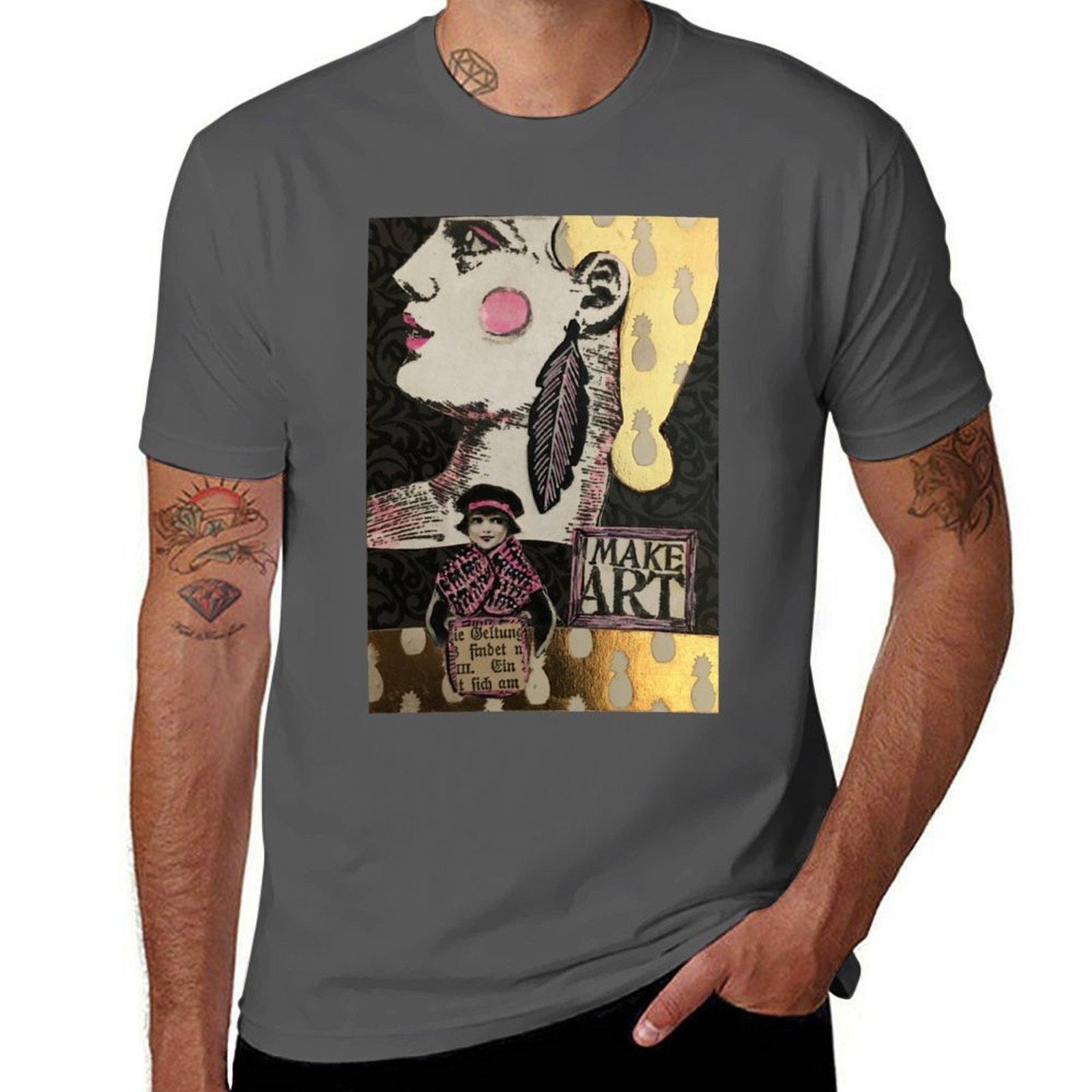 

MAKE ART TShirt Labor Work Casual TShirt 4XL