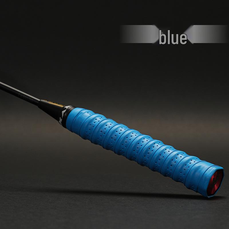 Dragon Bone Non-Slip Perforated Grip Tape for Badminton, Tennis, and Fishing Equipment синий