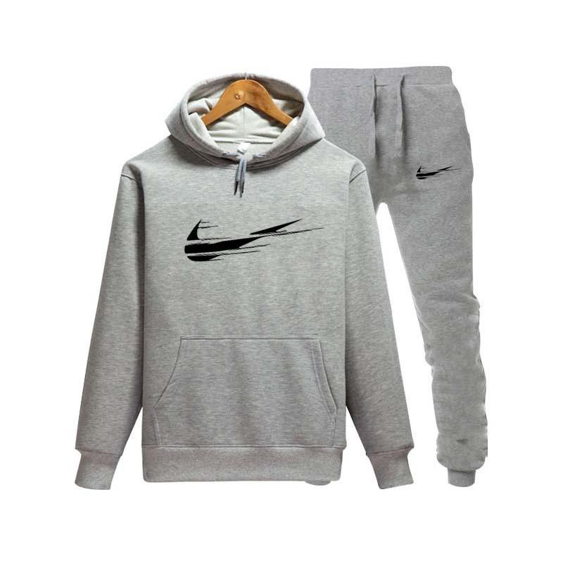 Nuovo Pullover Casual Sportivo Autunno e Primavera Felpa con Cappuccio Stampata Moda Uomo