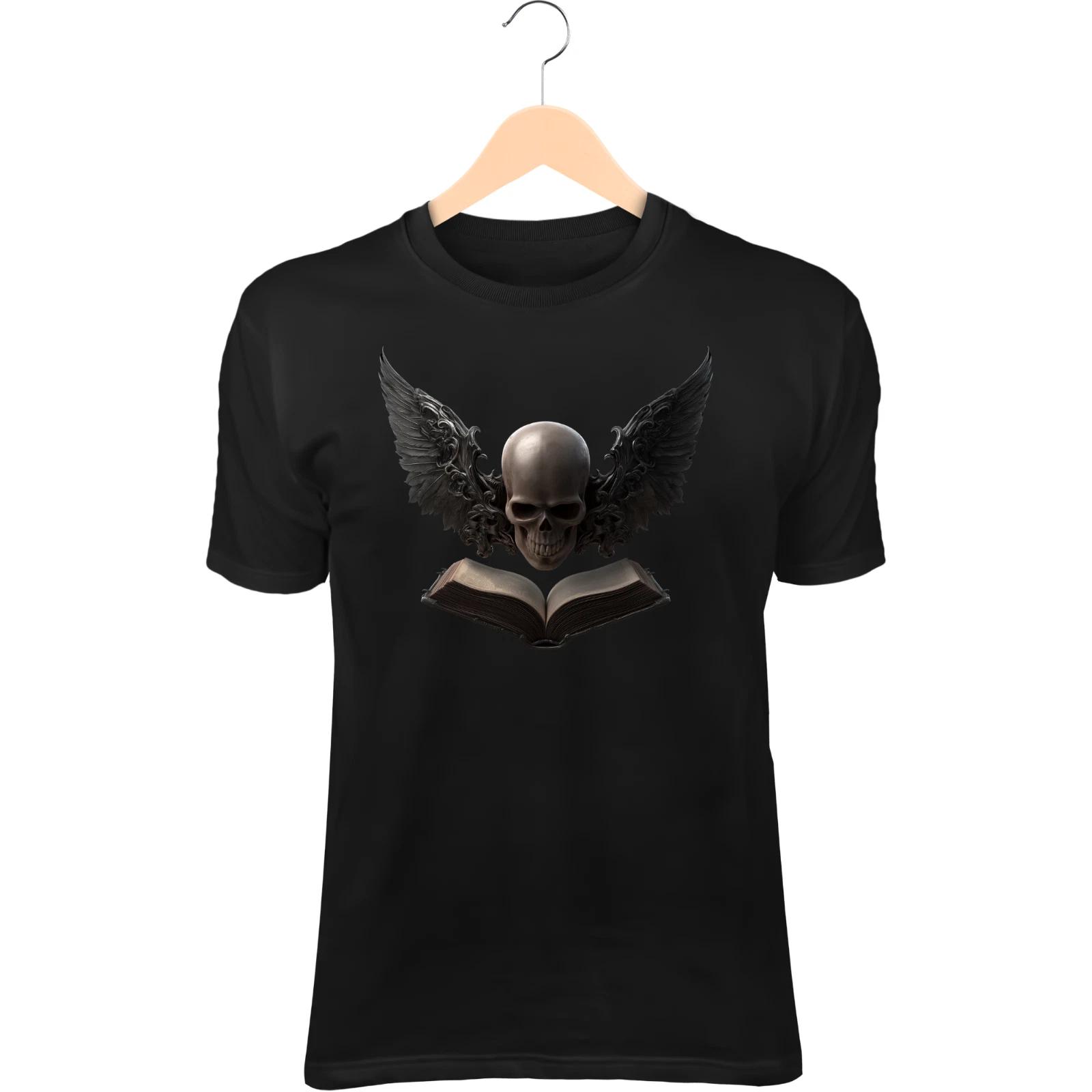 Skull Priest T-Shirt – Shadow Wings, Gothic Dark Power Summoning 4XL