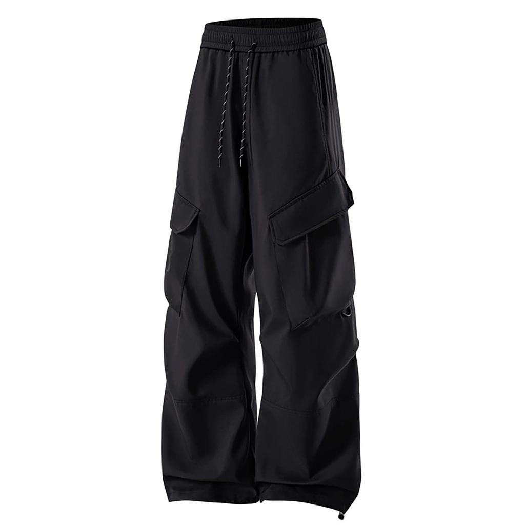 Men's Outdoor Loose Leisure Waterproof Windbreaker Pants Multiple Pockets Workwear Mountain Climbing Pants