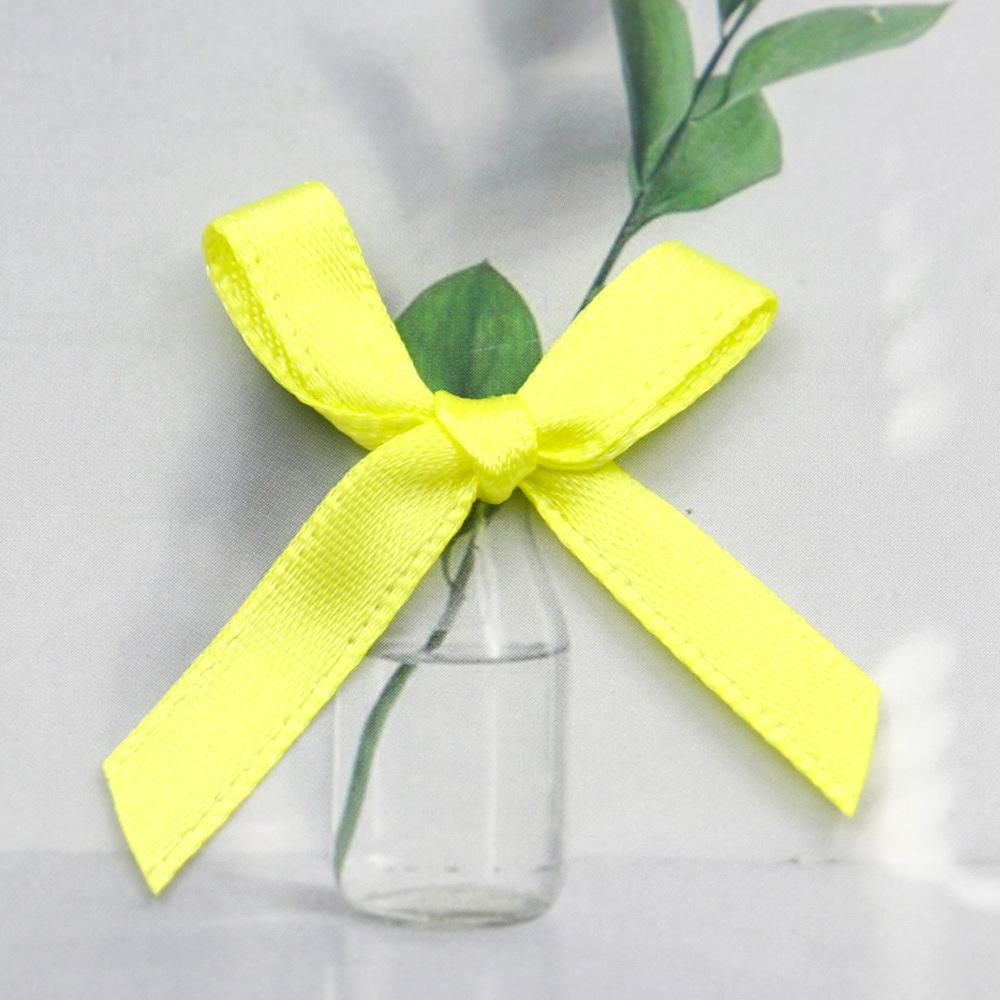 0,6 cm polyesterová stuha, ručně vázaná malá mašle, DIY oděvní doplňky, barevná popruhová mašle