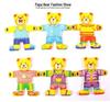 Four Bears Dress-Up Puzzle: Educational Toy for Girls