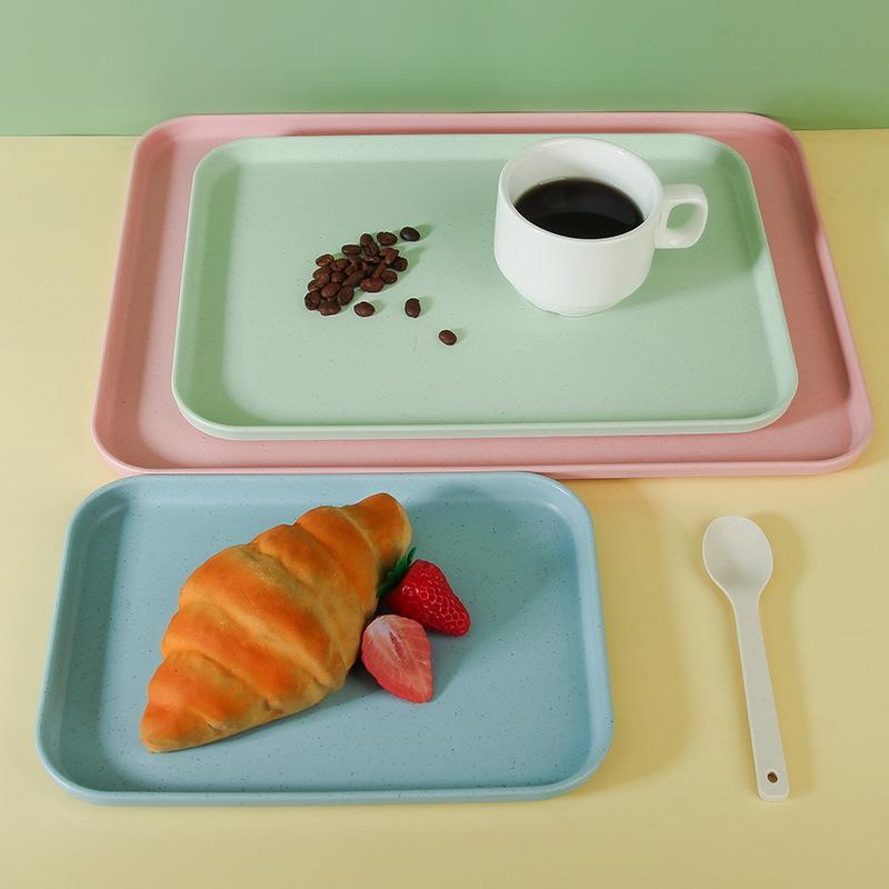 Stylový obdélníkový domácí jídelní podnos