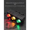 LED Bicycle Tail Light Rechargeable by USB Featuring Multiple Modes and Anti Slip Clip for Enhanced For Night Visibility