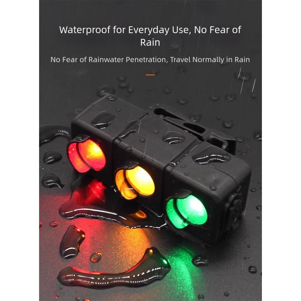 LED Bicycle Tail Light Rechargeable by USB Featuring Multiple Modes and Anti Slip Clip for Enhanced For Night Visibility