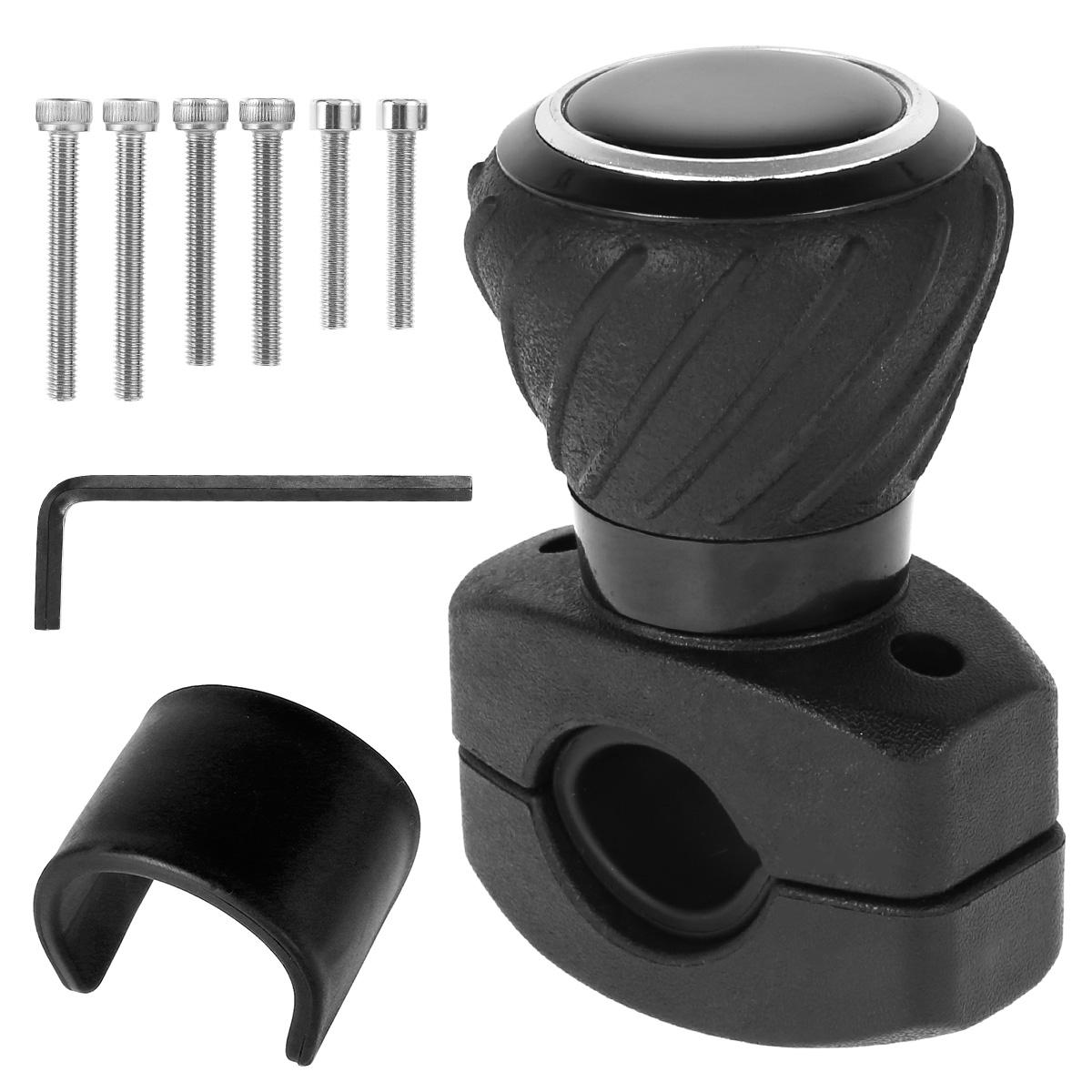 

Универсальный чехол на руль для грузовых автомобилей и тяжелых автомобилей, противоскользящий, вращающаяся ручка, ручка усилителя, защитный вспомогательный мяч, безопасный чёрный