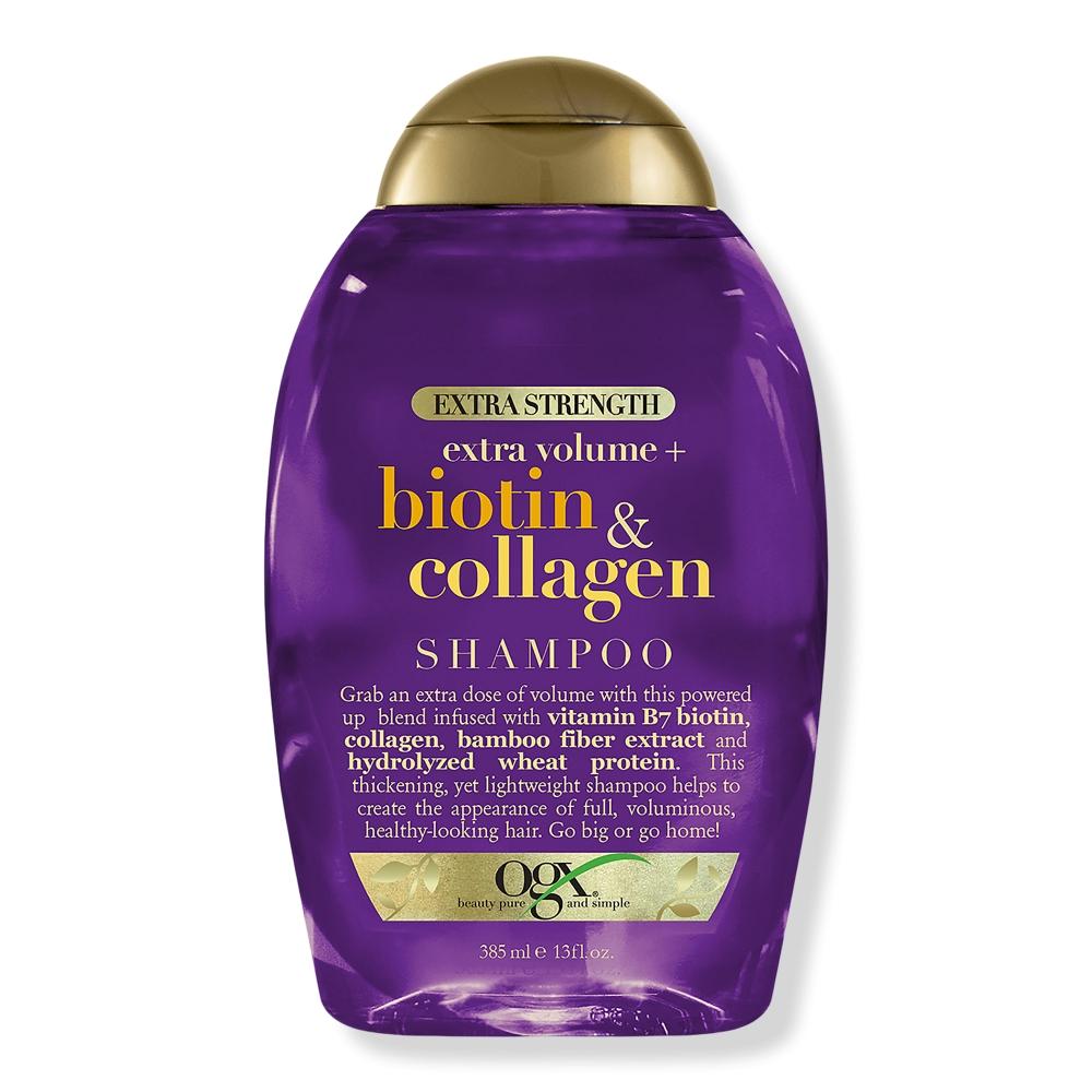 

OGX Шампунь с биотином и коллагеном Extra Volume Extra Strength, 13,0 унций