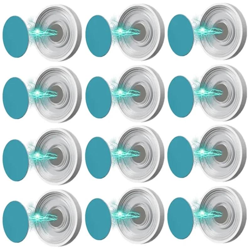 24/2 szt. Haczyki magnetyczne montowane na ścianie Uchwyt magnetyczny na piloty Klucze Haczyk organizer na gniazda routera zapobiegający zgubieniu Przechowywanie w domu biurze