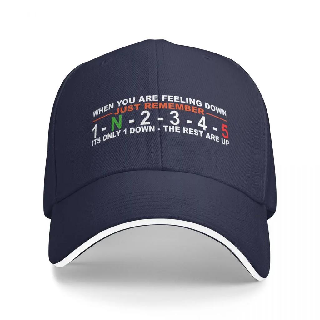 5 Speed 1 Down 4 Up Dirt Bike Motocross Motor Sport Multicolor Hat Peaked Womens Cap Personalized Visor Windproof Hats