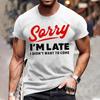Men'S Fashionable T-Shirt, Street Casual Short Sleeved Clothing