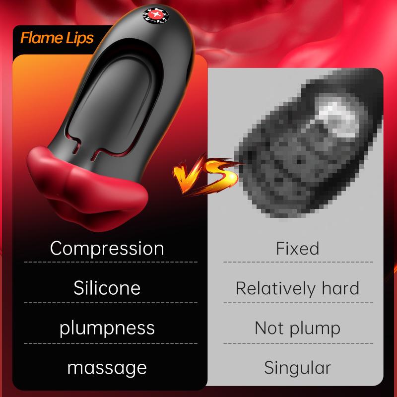 Male Masturbator Deep Throat Mouth Blowjob Vibrator Penis Pump 360° Wrapped 9 Frequency Vibration APP Control Sex Toys for Men