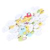 50Pcs DIY Wood Buttons Cute Cartoon Duck Pattern Buttons for DIY Crafts Scrapbooking