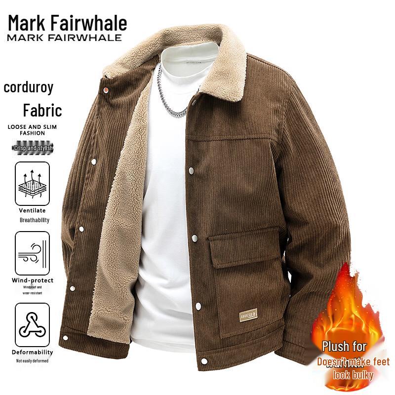Mark Huafei Men's Casual Lapel Jacket