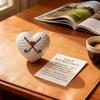 Golf Pocket Hug with Card Heart-Shaped Softball Golf Ball Pocket Hug Token Encouragement Keepsake Gift for Softball Lovers Golfers Sports Enthusiasts