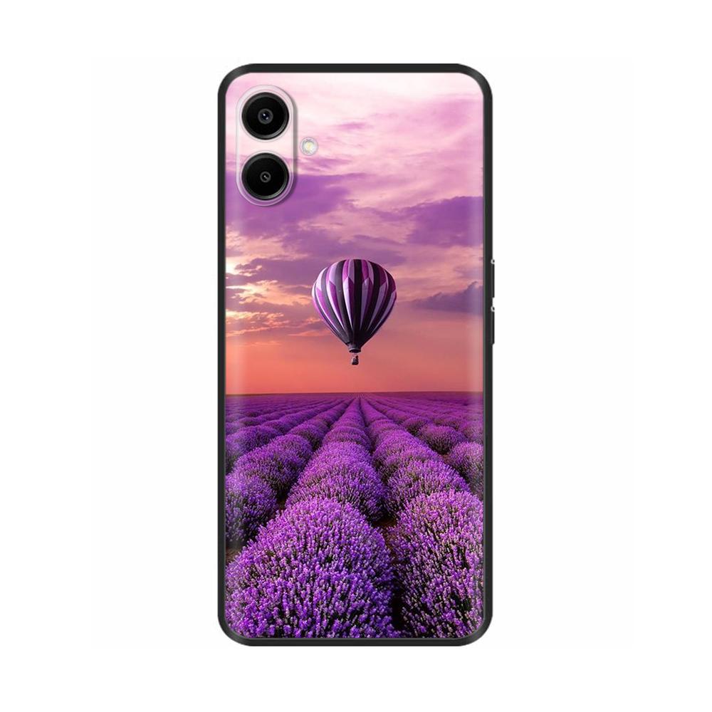 For Samsung Galaxy A06 Case Luxury Black Silicone Painted For Samsung Galaxy A06 SM-A065F Cases Bumper TPU Phone Protector Cover
