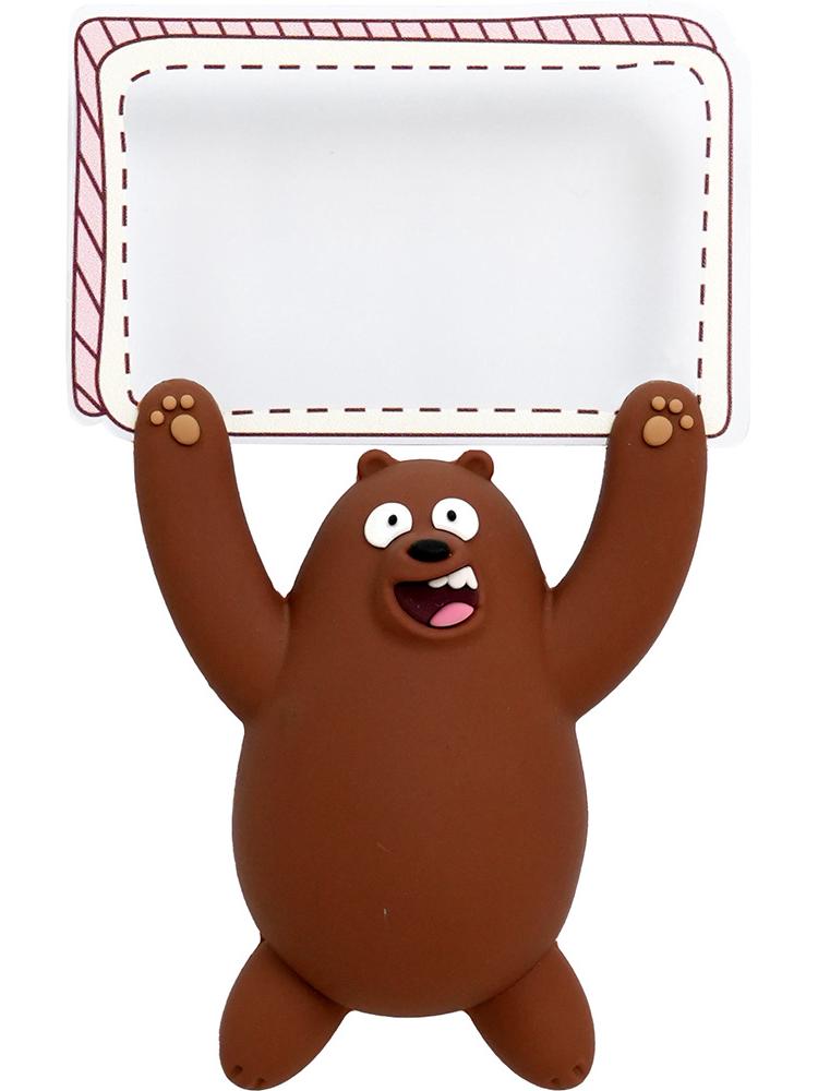 Мы обычные медведи 3D Магнит на холодильник: Милое мультяшное украшение на холодильник