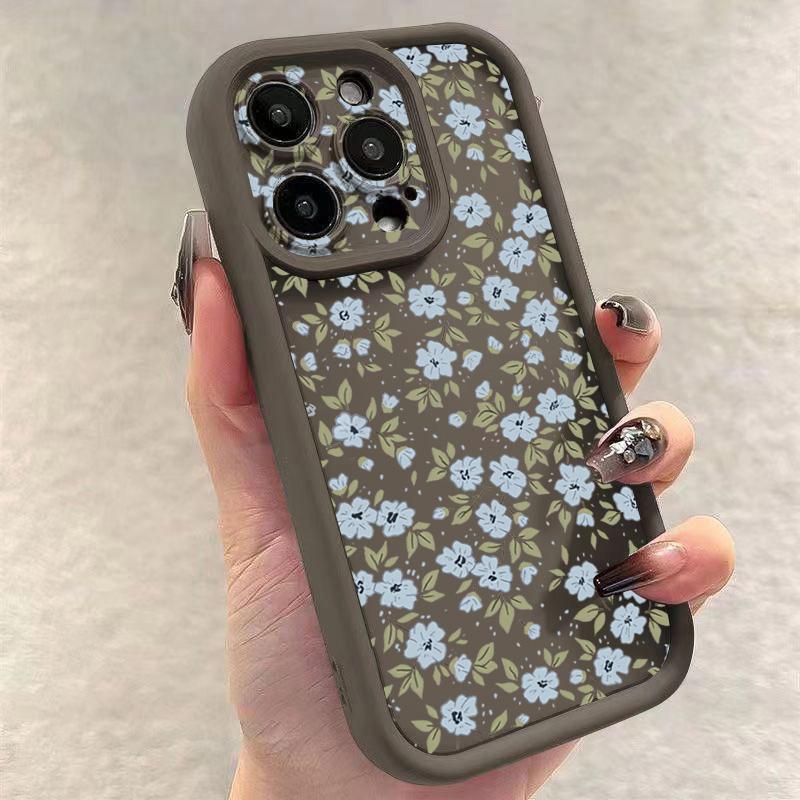 Ditsy Floral Pattern Phone Case For Samsung Galaxy S25 S24 S23 Ultra S22 Plus S21 FE A54 A55 A53 A52S A35 A34 A33 A25 A16 Cover