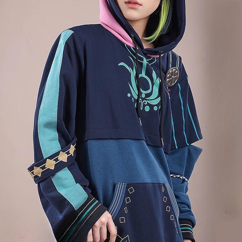 Cyno Tighnari Hoodies Cosplay Genshin Impact Costume Cyno Zipper Jacket Coat Fashion Pullover Hoodie Adult Streetwear Clothes