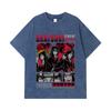 275 GSM Washed T-shirts 100% Cotton Naruto V8 Itachi Print Unisex Heavy Cotton T Shirt