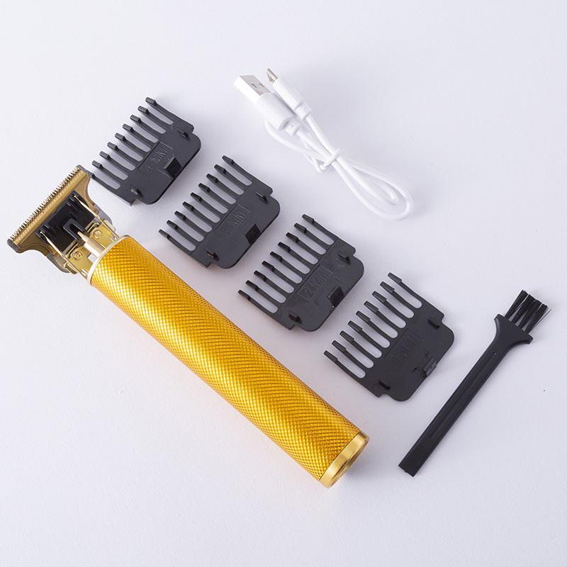 T9 LCD Electric Hair Clipper | Retro Engraving, Oil Head, Professional Home Use