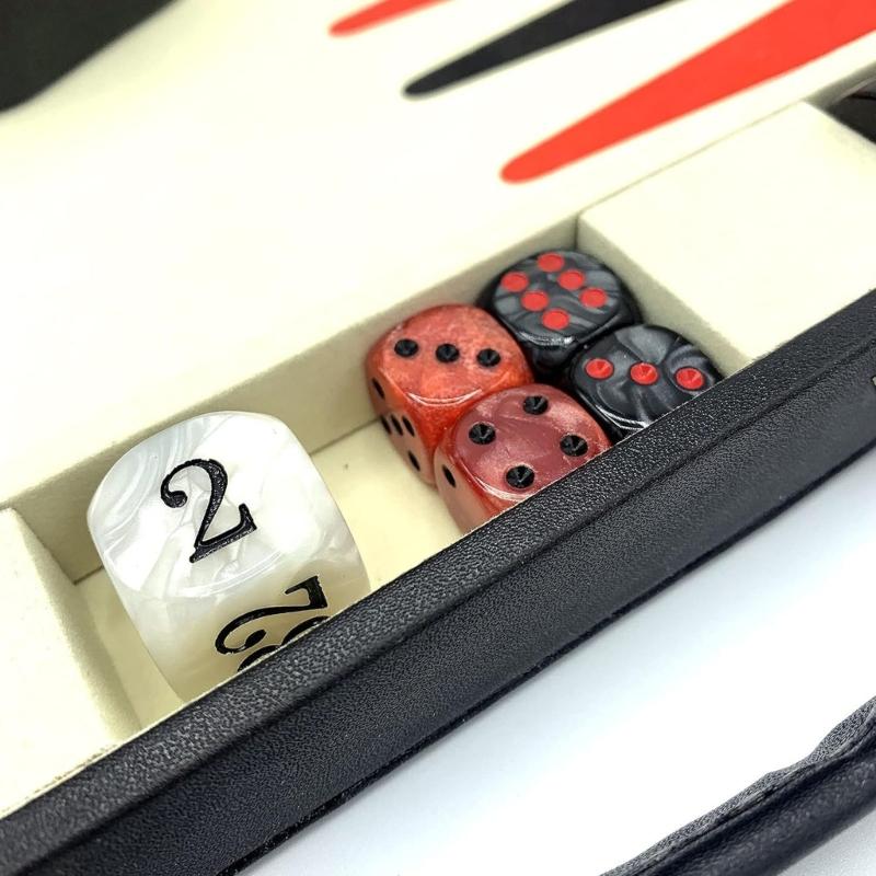 5 ks Kostky Backgammon Dřevěné Kostky Kostky pro Zdoujování 22 mm Velké Kostky pro Zdoujování Pluses 4ks Kostky 16 mm s Voděodolným Úložným Sáčkem