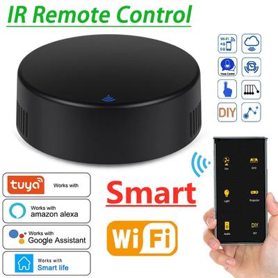 Tuya WiFi IR Remote Control Smart TV DVD Air Conditioner Remote Control Universal Controller Work with Google Home Alexa