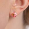 Stratigraphic Two-Way Ceramic Pearl Earrings (RP)
