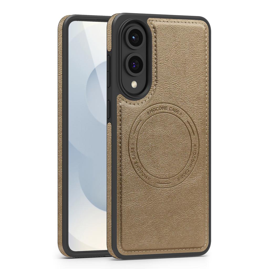 Soft Leather Case for Samsung Galaxy S25 S24 S23 S22 Plus Ultra FE Edge Magnetic Wireless Charging Shockproof Camera Guard cover