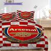 "Iconic Arsenal Emblem Checkerboard." Bedding (1 * Duvet Cover + 2 * Pillowcase, Without Core) 2DFlat Christmas Birthday Gift Soft and Comfortable