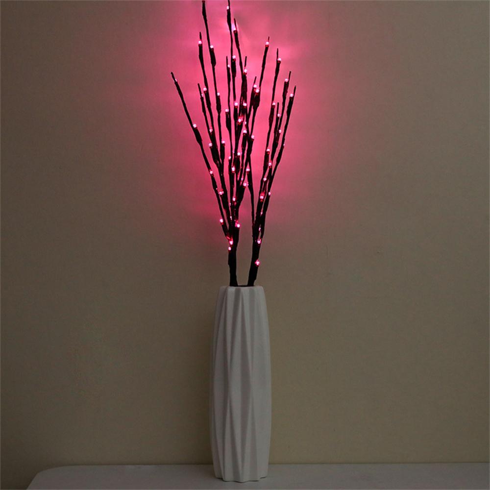 73cm 20 Bulbs LED Willow Branch Lamp Artificial Branch Willow Twig Vase Lights Battery Powered for Wedding Party Fairy DIY Decor