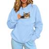 Unisex Fleece Hoodie Long Sleeve Warm Sweatshirt With Pocket Winter