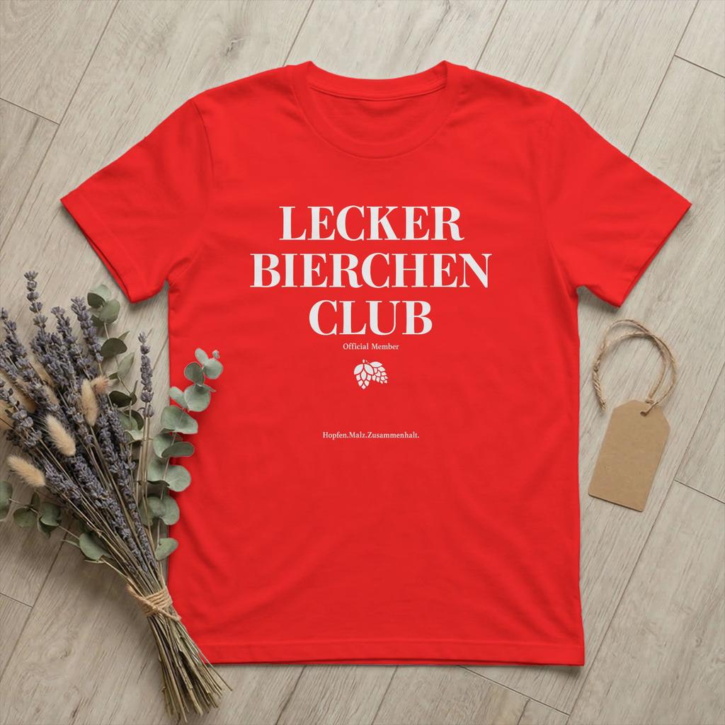 Unisex Lecker Bierchen Club T Shirt Tasty Beer Drinking 100 Cotton Clothes Casual Short Sleeve O Neck Tees Graphic TShirts