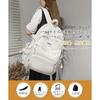 Used Raizm Rucksack Backpack for Women, Large Capacity, High School Students, College Students, Junior High School Students, Commuting A4, Korean,