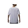 Jordan Oversized Vintage Logo Loose Short Sleeve T-Shirt Women Tops White HJ0137100