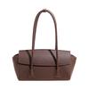 Niche underarm bag, new solid color simple single shoulder bag, casual commuter bag for women